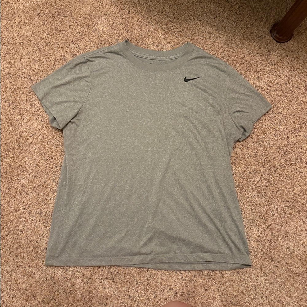 Nike Dri-FIT Heather Gray Tee